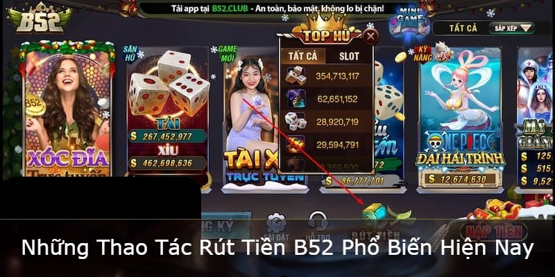 Những lưu ý quan trọng khi rút tiền tại B52