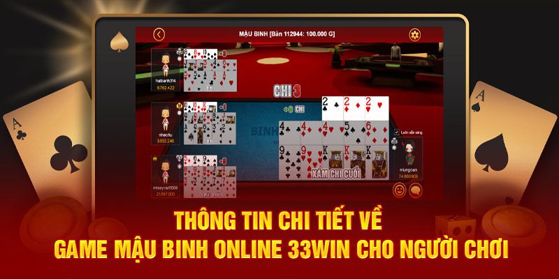 game mậu binh 33win online